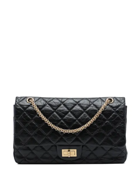 CHANEL Pre-Owned 2010-2011 Quilted Aged Calfskin Reissue 2.55 Double Flap 227 shoulder bag Black N9AGHC0E5H8I2X9P