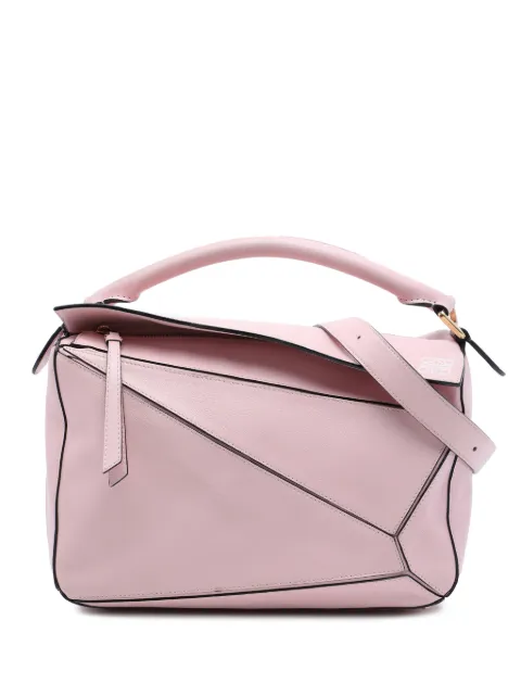 Loewe Pre-Owned 2010-2026 Medium Calfskin Puzzle satchel Pink SFCKFBBDYNY8OCQ7