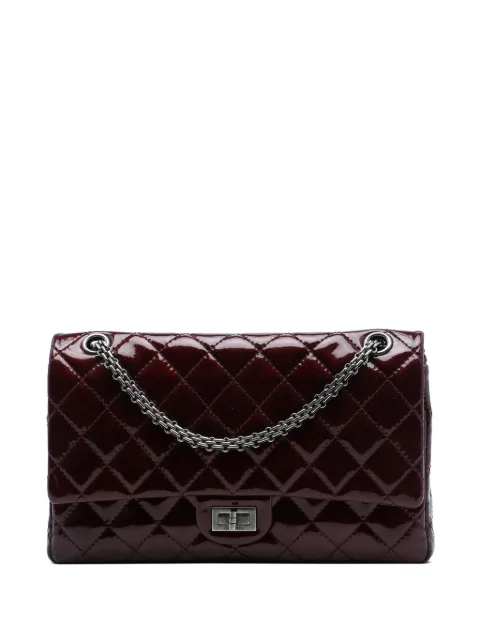 CHANEL Pre-Owned 2010-2011 Quilted Patent Reissue 2.55 Double Flap 226 shoulder bag Red L704E7A2G50UHW2T