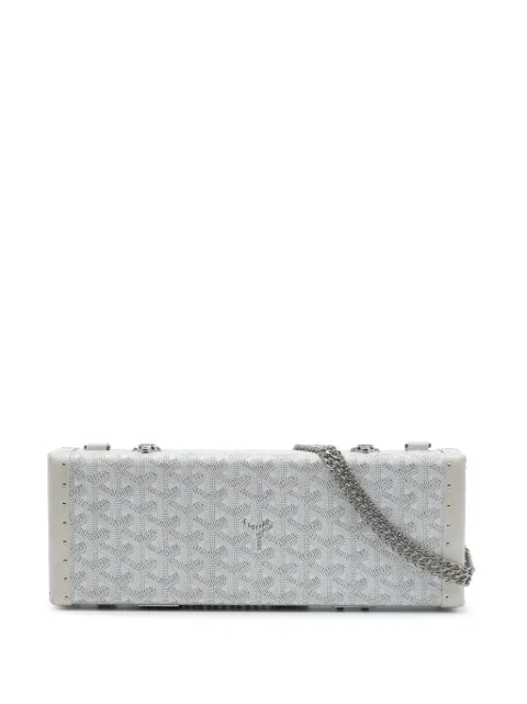 Goyard Pre-Owned 2021-2026 Goyardine Saint Honore Trunk Bag crossbody bag White DAM1ZM1K5KLQYMIW