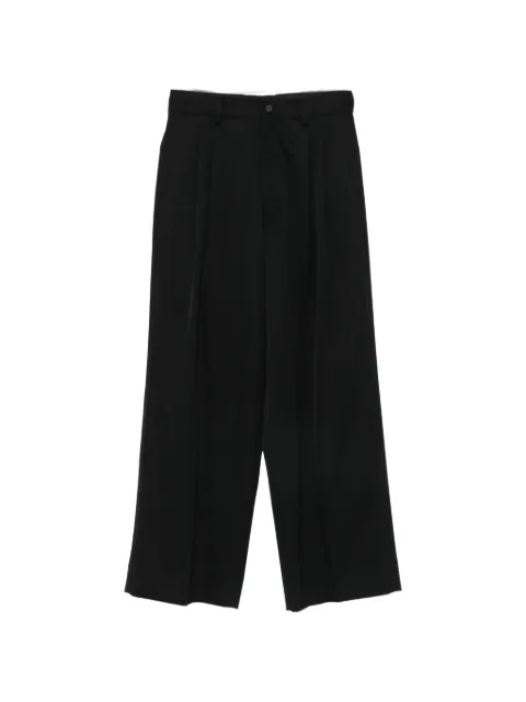 ssstein pleated wide-leg trousers Black ST1602
