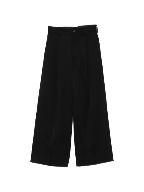 ssstein pleated wide-leg trousers Black ST1597
