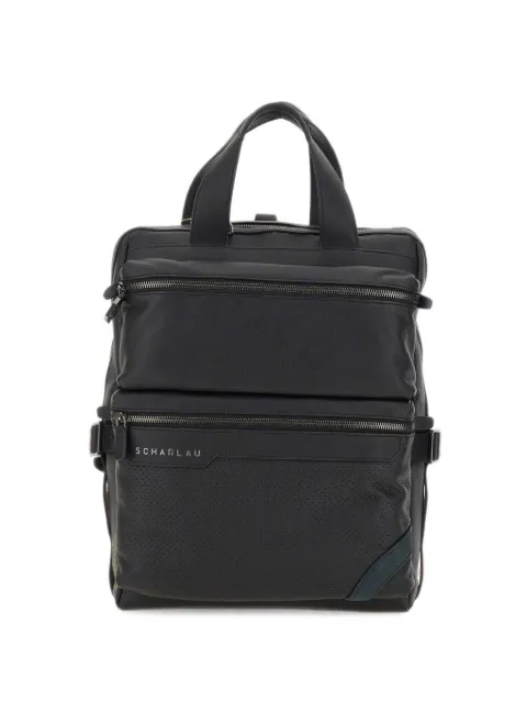 Scharlau Petrucci leather backpack Black BR10L10BK