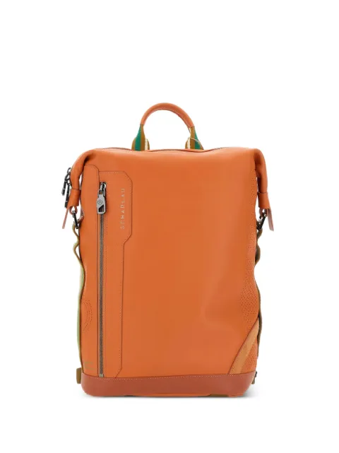 Scharlau Ronja leather backpack Orange BA10L02OR