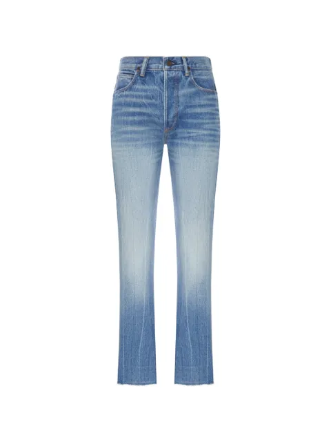 TOM FORD faded raw-cut jeans Blue PAD126DEX243