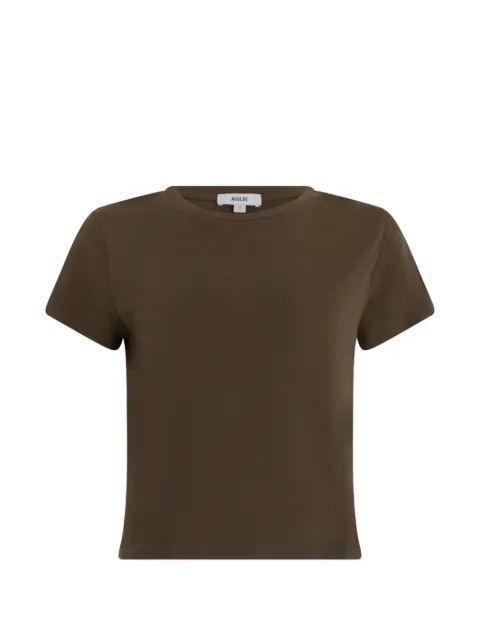 AGOLDE Adine crew-neck T-shirt Brown A71801507