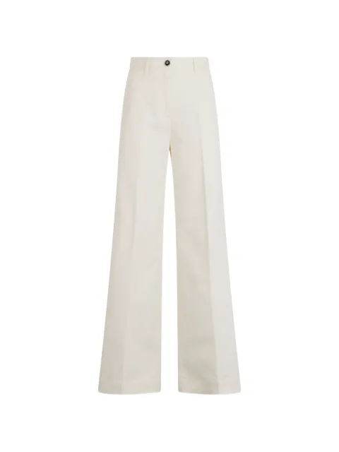 Nine In The Morning pressed-crease trousers White NAC160Z32