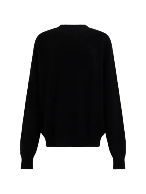 Uma Wang ribbed-knit crew-neck sweater Black UK7562