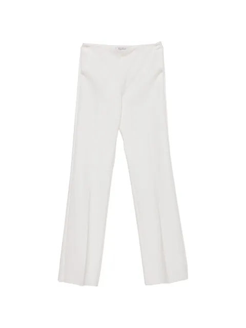 Max Mara pressed-crease trousers White 2621136062600