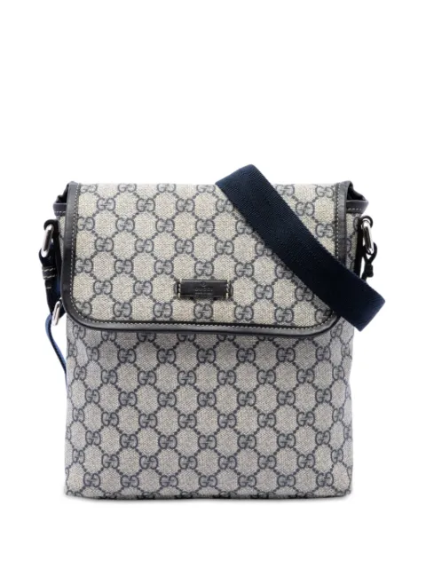 Gucci Pre-Owned 2016-2026 GG Supreme crossbody bag Neutrals QTMCM6Q4X0FE1PEK
