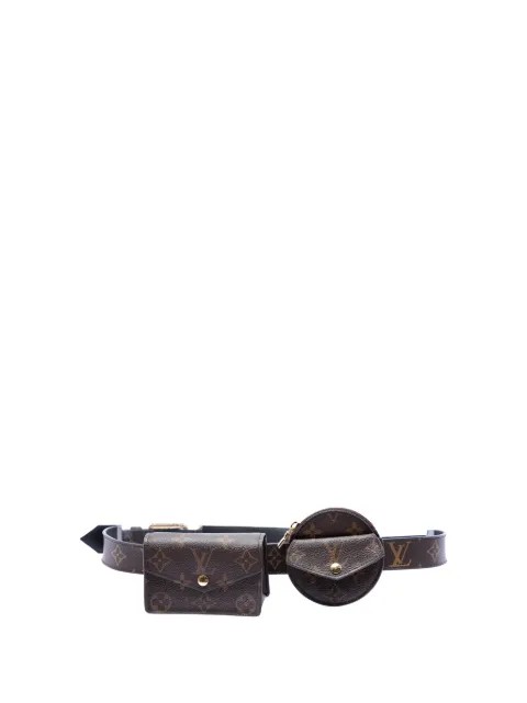 Louis Vuitton Pre-Owned 2020 Monogram Daily Multi Pocket 30mm belt bag Brown QIO4U6QLHI4FSBZV
