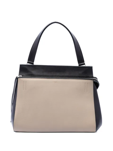 Celine Pre-Owned 2013 Medium Bicolor Leather Edge handbag Black EW7UTKSV916FHJOF