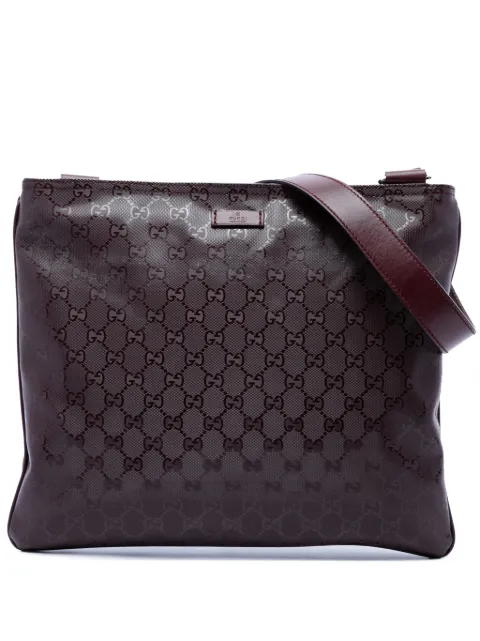 Gucci Pre-Owned 2016-2026 GG Imprime crossbody bag Red 3448IAMICZTQPC7R
