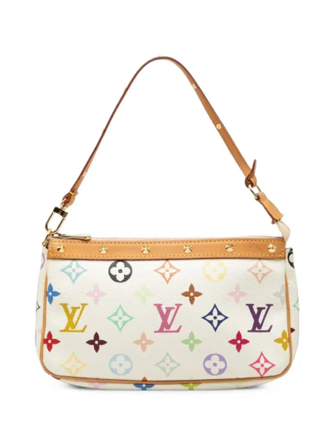 Louis Vuitton Pre-Owned 2003 Monogram Multicolore Pochette Accessoires shoulder bag White SQ18472TPYNA5I7F