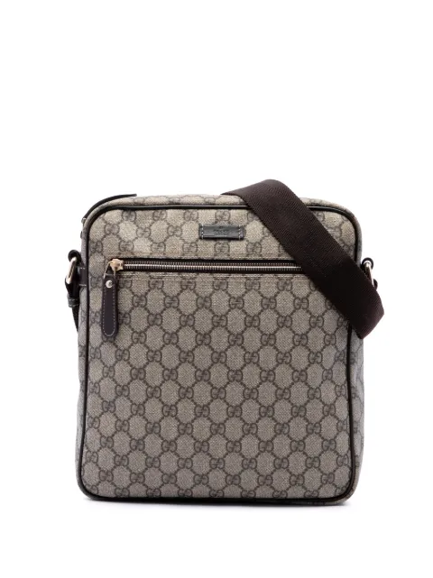 Gucci Pre-Owned 2016-2026 GG Supreme crossbody bag Neutrals TM9T6I78NN2BZ1WV
