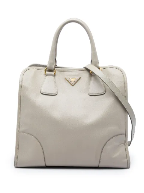 Prada Pre-Owned 2000-2013 Saffiano Lux Shopping Tote satchel Grey SXX11PEVDSHOCLLX