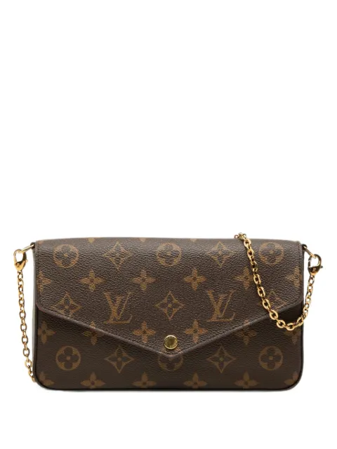 Louis Vuitton Pre-Owned 2017 Monogram Pochette Felicie crossbody bag Brown 2HYEZJ4LPP0TMZBZ