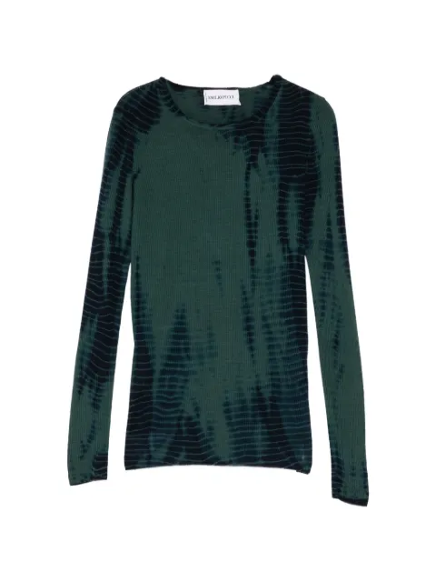 PUCCI Pre-Owned tie-dye ribbed T-shirt Green CSVM9437