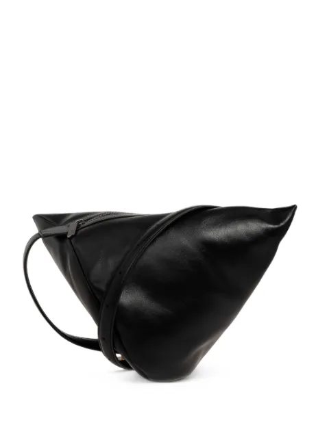 Discord Yohji Yamamoto leather shoulder bag Black DVI607600