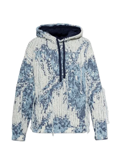 Laneus long-sleeves hoodie Blue F6LAMAKH075