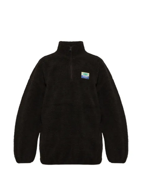 American Vintage quarter-zip sweatshirt Brown MHOK03C