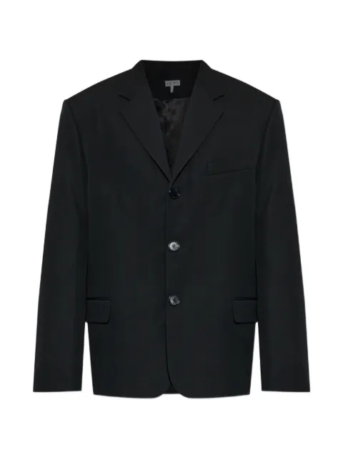 LOEWE notch-lapel wool blazer Black H526Y03WDK