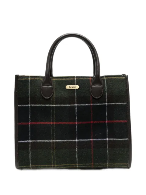 Barbour Classic Tartan tote bag Green LBA0423LBA