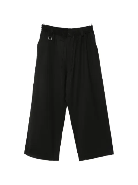 Y-3 drawstring wide-leg trousers Black KR8717