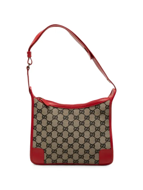 Gucci Pre-Owned 2000-2015 GG Canvas shoulder bag Red WQRL5V9EFV58IQCY
