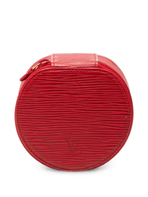Louis Vuitton Pre-Owned 1990-2010 Epi Ecrin Bijoux Travel Jewelry Case Red A0229ZBGAOMZ6GL1
