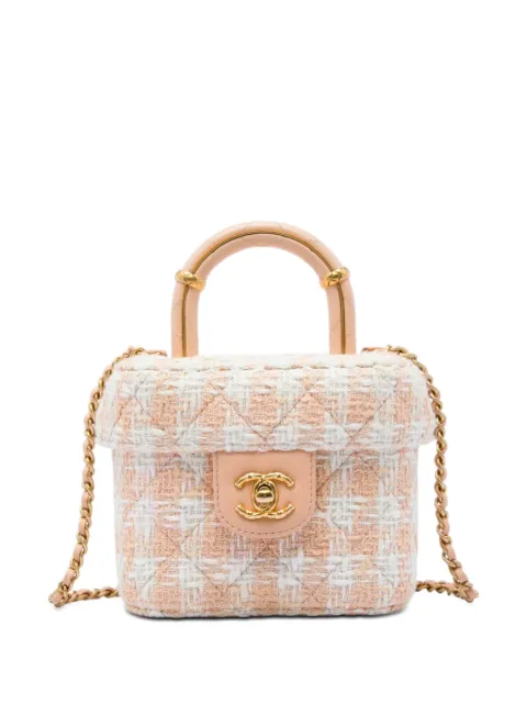 CHANEL Pre-Owned 2021-2026 Mini Tweed Crush Top Handle Bag satchel Neutrals TKPEDK5W6Y7VHLPM