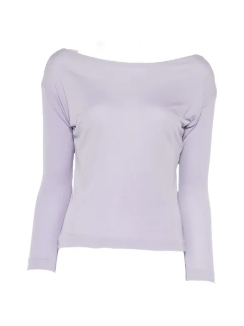 PUCCI Pre-Owned long-sleeve silk top Purple CSVM9442