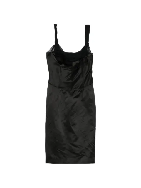 Prada Pre-Owned structured bodice dress Black CSVM9444