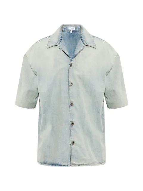 LOEWE short-sleeve denim shirt Blue H526Y1DW30