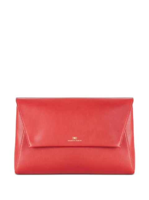 Elisabetta Franchi leather clutch bag Red BS39N67E2