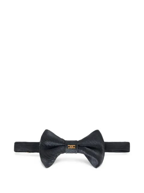 Elisabetta Franchi ottoman bow tie Black BW10L67E2
