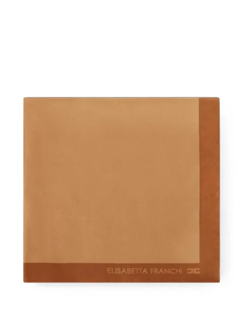 Elisabetta Franchi silk foulard scarf Neutrals FO03F66E2