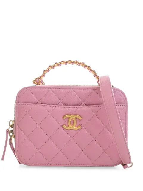 CHANEL Pre-Owned 2021-2026 Small Quilted Caviar Pick Me Up Vanity Case satchel Pink 52IC0FSKG8MA5NNR