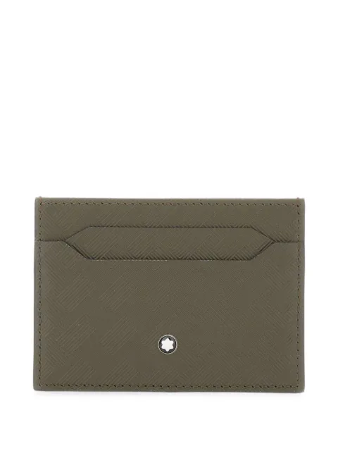 Montblanc Extreme 3.0 leather card holder Green 221422
