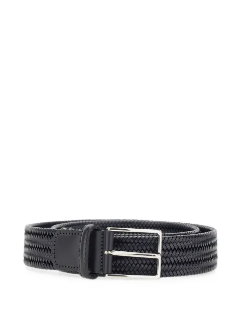 ATHISON woven buckle belt Blue 14MP1523NKNAVY