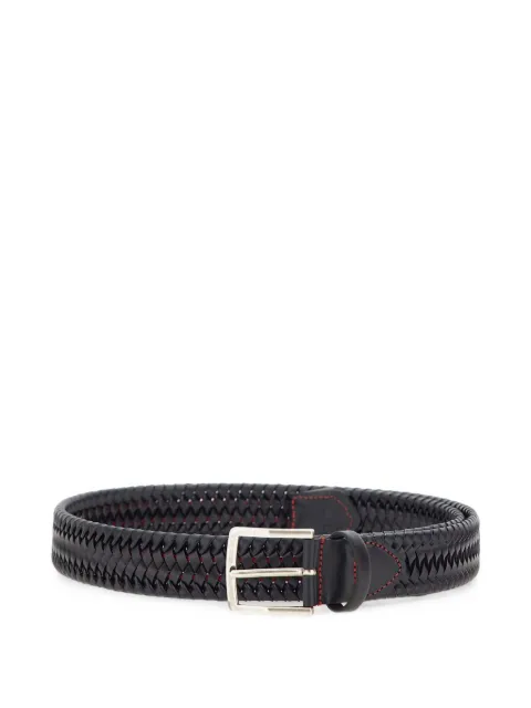 ATHISON woven buckle belt Blue 105AP4512AINAVYRED
