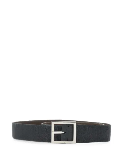 Orciani Chevrette Double reversible frosted belt Black U08323NT