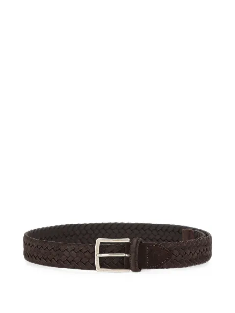ATHISON Mountain woven suede belt Brown 28AGP11512AI353