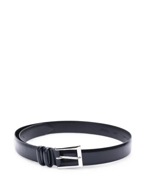 Orciani buckle-fastening leather belt Black U03201