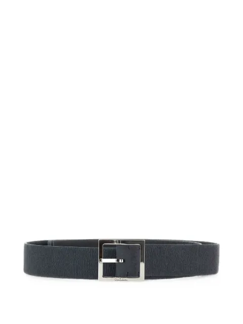 Orciani frosted-leather belt Blue U08323