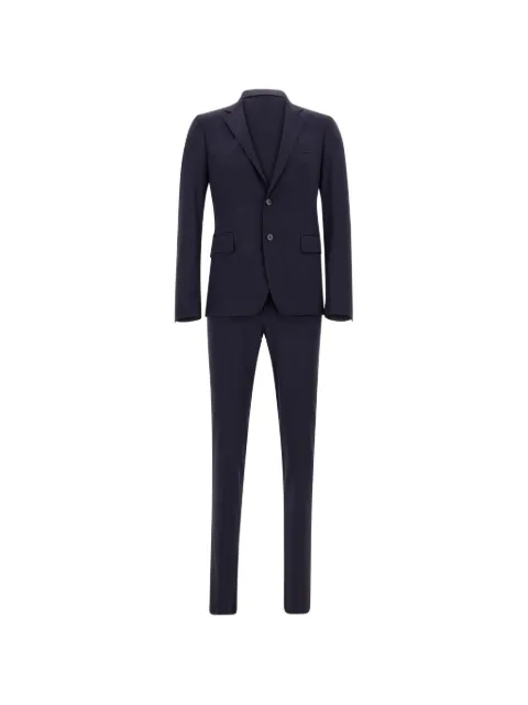 Brian Dales single-breasted slim-fit suit Blue JK4900003