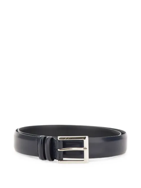 Orciani Kansas leather belt Blue U03201BLU