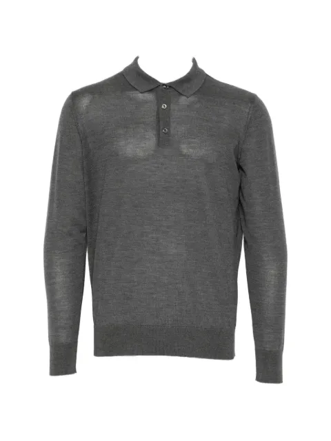 Caruso V-neck polo Grey MK50Y7002440230
