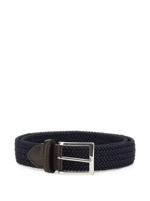ATHISON Solid Winter braided belt Blue 15AP1500NAVY