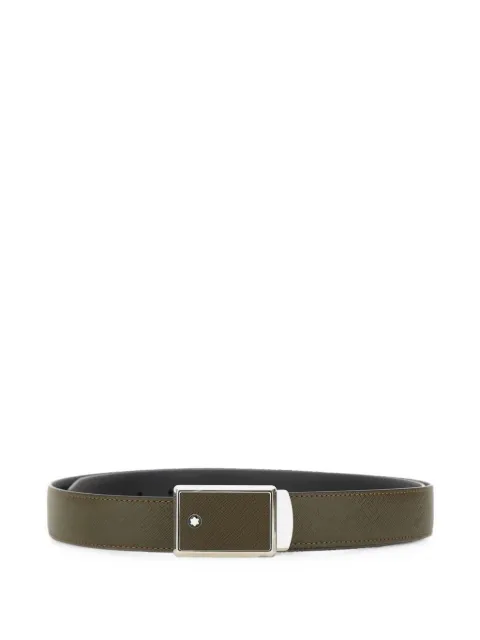 Montblanc leather belt Green 222217